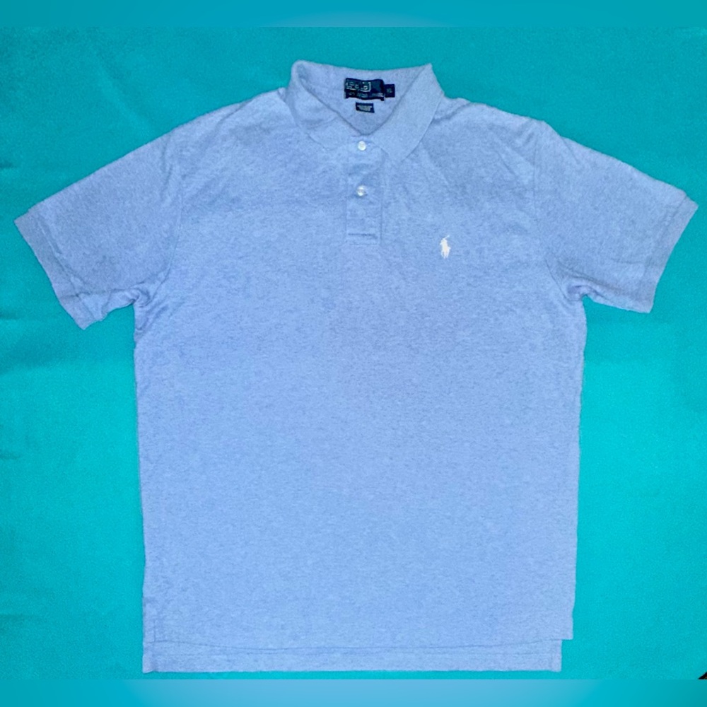 Polo by Ralph Lauren Men's Light Blue Polo Shirt